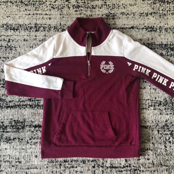 PINK Victoria's Secret Tops - PINK Maroon Pullover